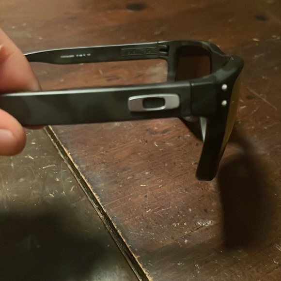 Oakley Holbrook black/gray frame orange prism lenses. - Picture 2 of 10